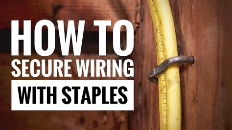 electrical code boxes staples|how many cables under a staple.